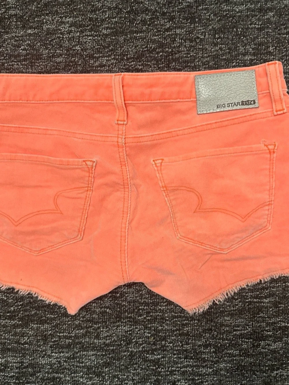 Big Star Coral Cutoff Denim Shorts